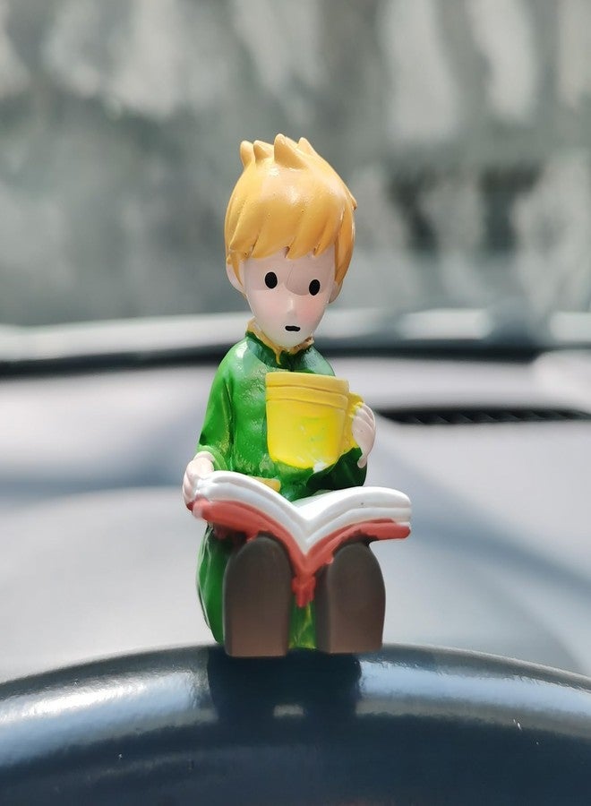 ITUBLE Cute Prince Action Figures Statue Decorations for Car Dashboard Accessories Interior Women Men Mini Car Dash Board Windows Rearview Mirrors Auto Display Ornaments Birthday Cake Toppers Decoration - Image 1