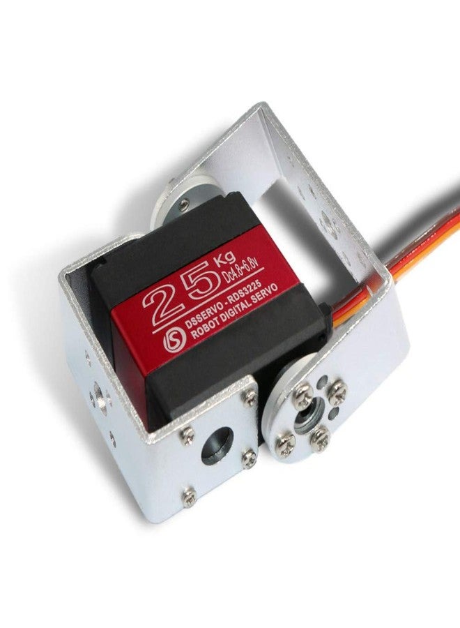 ZOSKAY Robot servo 25kg RDS3225 Metal Gear Digital servo arduino servo with Long and Short Straight U Mouting (Control Angle 270°) - Image 2