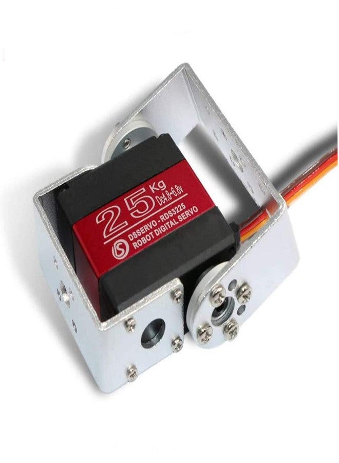 ZOSKAY Robot servo 25kg RDS3225 Metal Gear Digital servo arduino servo with Long and Short Straight U Mouting (Control Angle 270°) - Image 1
