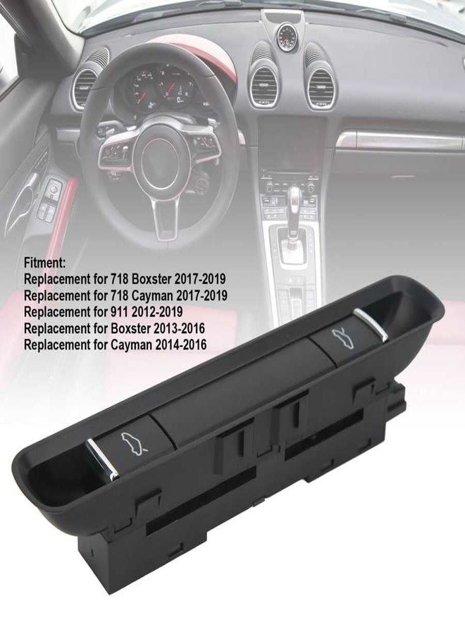 Partscollect Hood Decklid Release Switch Assembly Rear Trunk Release Switch Fits for Porsche 911 Boxster 981 Cayman Replaces OE# 99161310501A05 A99161310501 A99161310501A05 - Image 4