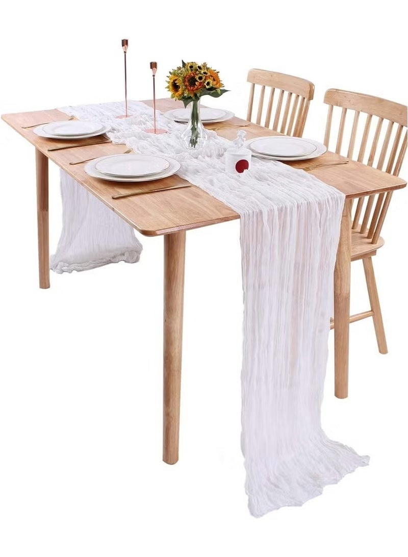 bbet Table Runner  Tablecloth for Wedding Reception Bridal Shower Party Decoration Table Centerpiece 90*300CM - Image 1