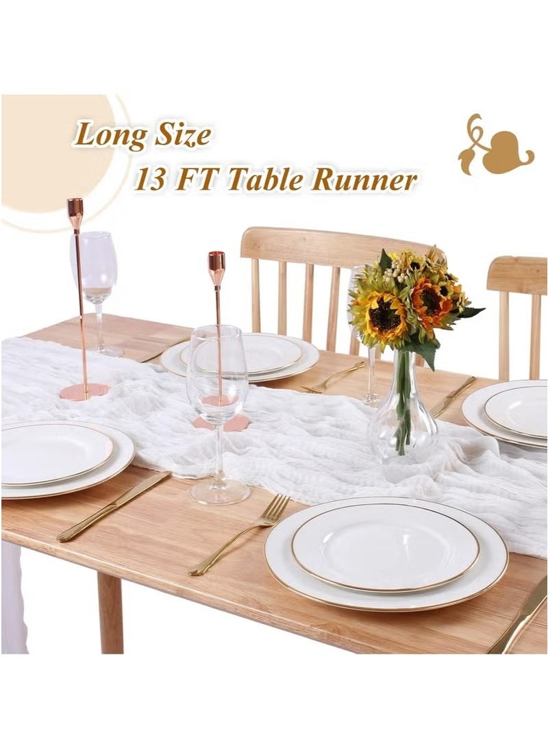 bbet Table Runner  Tablecloth for Wedding Reception Bridal Shower Party Decoration Table Centerpiece 90*300CM - Image 3