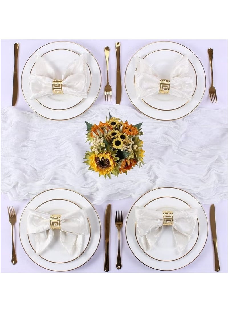 bbet Table Runner  Tablecloth for Wedding Reception Bridal Shower Party Decoration Table Centerpiece 90*300CM - Image 2