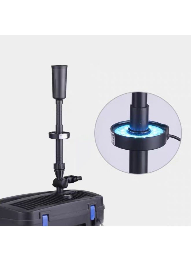 GRECH SunSun CED-105 2W LED Automatic Color Changing Pond Ring Fountain Light – IP68 Waterproof Submersible & Surface Mounted Decorative Fountain Lamp - Image 3