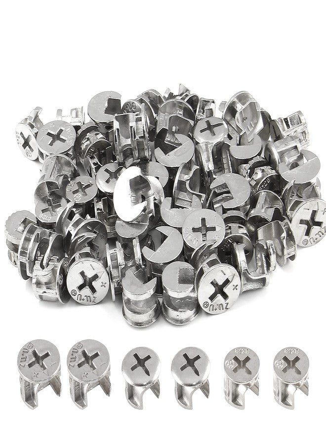 Luomorgo 75 Pcs Furniture Connecting Cam Fittings, Furniture Connecting Cam Lock Fittings Fastener Cabinet Connectors Hardware - Image 1