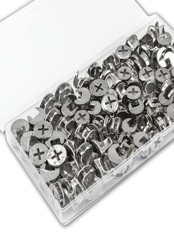 Luomorgo 75 Pcs Furniture Connecting Cam Fittings, Furniture Connecting Cam Lock Fittings Fastener Cabinet Connectors Hardware - Image 2