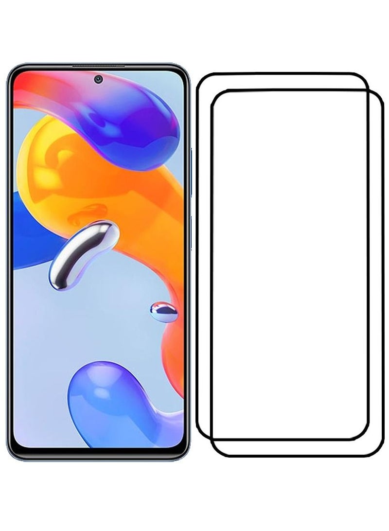 CATANES 2 Pack For Xiaomi Redmi Note 11 Pro 5G Screen Protector Tempered Glass Full Glue Back - Image 2