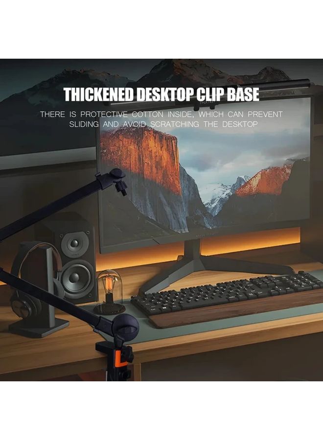 Microphone Cantilever Bracket NB35 RGB Built In Cable Management Clip Adjustable Desktop Stand For Live Streaming Podcasting Gaming 4 41LB Load Capacity - Image 5