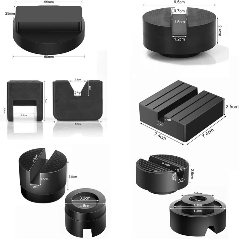 Yurefax Car Lift Jack Stand Rubber Pad Adapter - Image 2