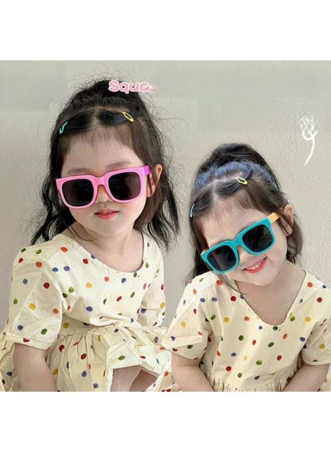Children Sunglasses Trend Cool Fashion Foldable UV Protection Girls Boys Sunglasses - Image 4