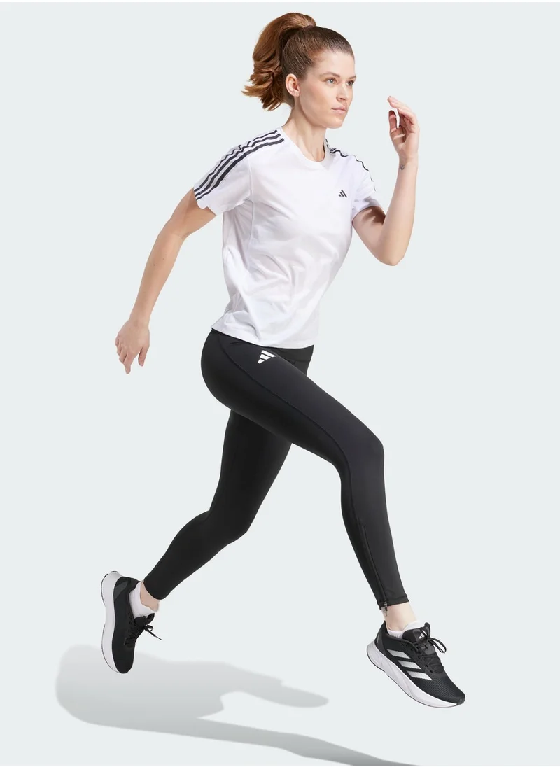Adidas 3 Stripes Own The Run T-Shirt
