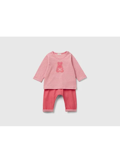 UNITED COLORS OF BENETTON Set In 100% Organic Cotton