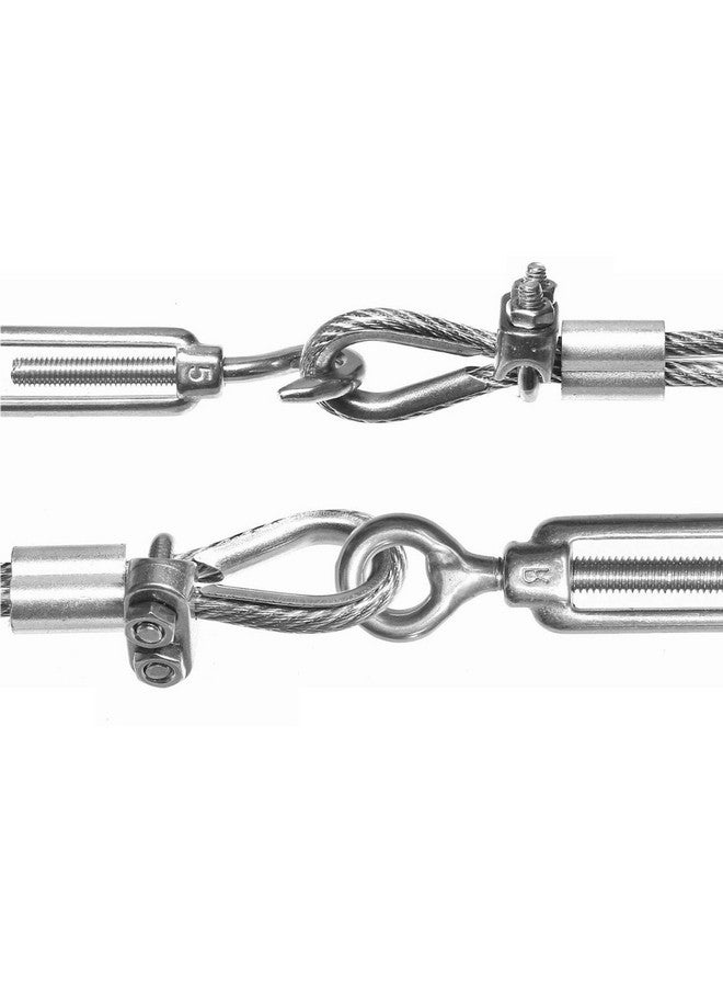 Hulless 1/4 Inch 6mm Wire Rope Clamps Clip 304 Stainless Steel Cable Clip Fastener 12 Pcs - Image 5