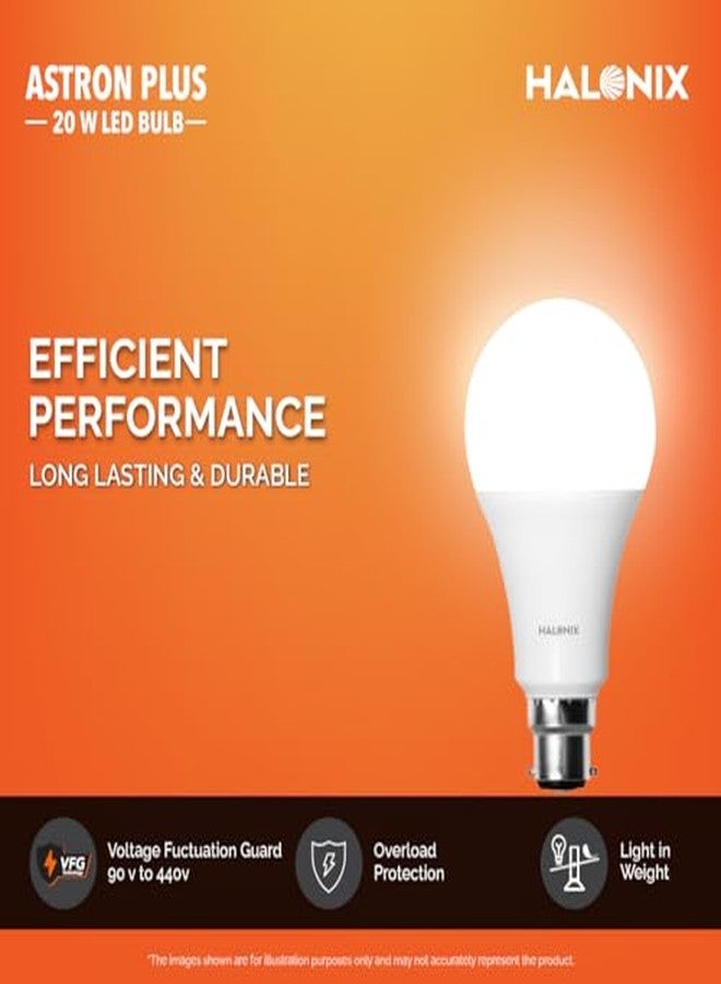 Halonix Photon Base B22 20-Watt LED Bulb (Pack of 4, Cool White) - Image 4