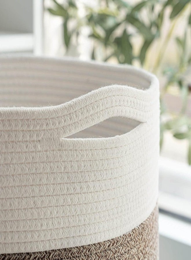 Leazzote jute Storage Baskets, Planter Pots, Organizer for Living Room, Bathroom, Bedroom (Z-ONE, 12x12 INCH MEDIUM) - Image 4