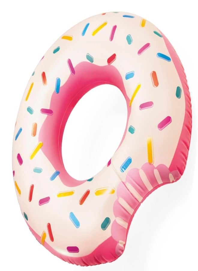 Kevim Bitted Donut Swimming Pool Float Tubes 90cm x 23cm for Adults & Kids | Inflatable Swimming Ring Floats for Kids 9+ | Durable Pool Toys for Backyard, Beach & Summer Fun - Image 1