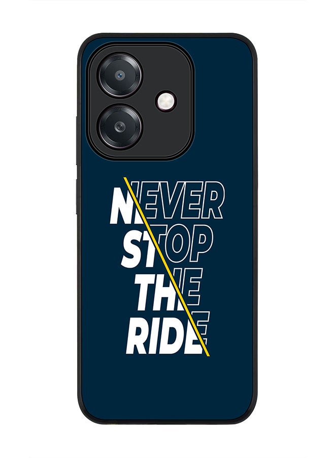 Stylizedd For Oppo A5i Case,Slim fit Camera Protection, Shockproof Thin Phone cover  - Never stop the ride