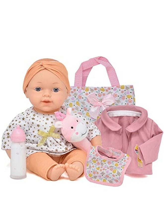 Gift Boutique - Baby Doll With Toy Accessories Set Magic Disappearing Milk Bottle 14 Inch Soft Body Baby Doll With Clothes Diaper Bag And Bib - Image 1