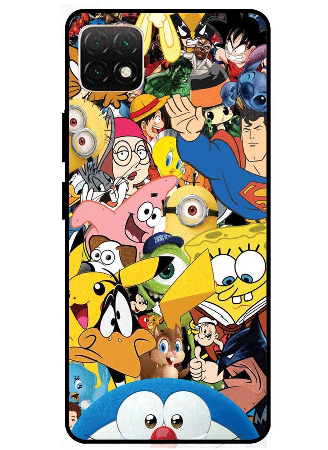 EYE CATCH Protective Case Cover For Huawei Enjoy 20 5G All Cartoons Character Multicolor  - Image 1