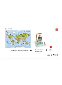 UnikPlay Unikplay - Geografika Educational World Map Board Game  - Image 5