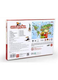 UnikPlay Unikplay - Geografika Educational World Map Board Game  - Image 2