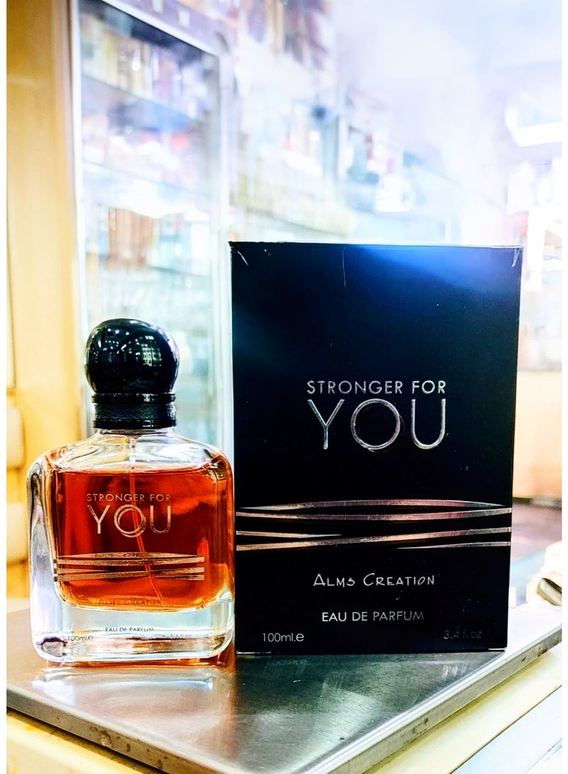 ALMAS PERFUMES stronger for you spray eau de perfum100ml - Image 1