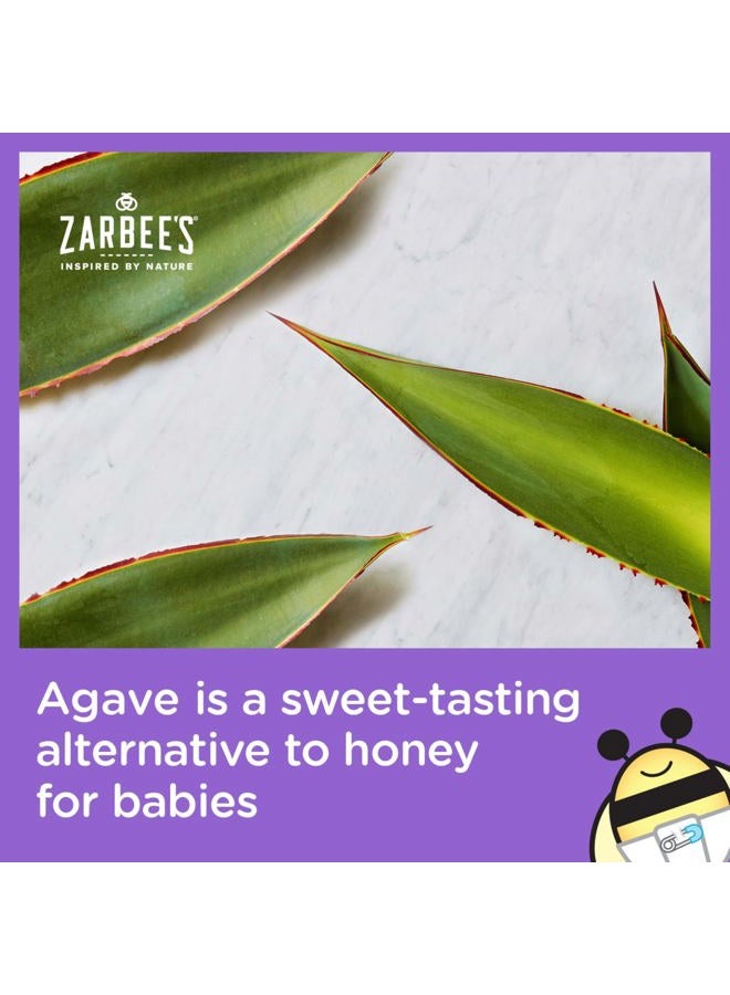 Zarbee's Baby Cough Syrup + Immune with Organic Agave + Zinc; Natural Grape Flavor; for Babies 6+ Months, 2 Fl Oz(Pack of 1) - Image 3
