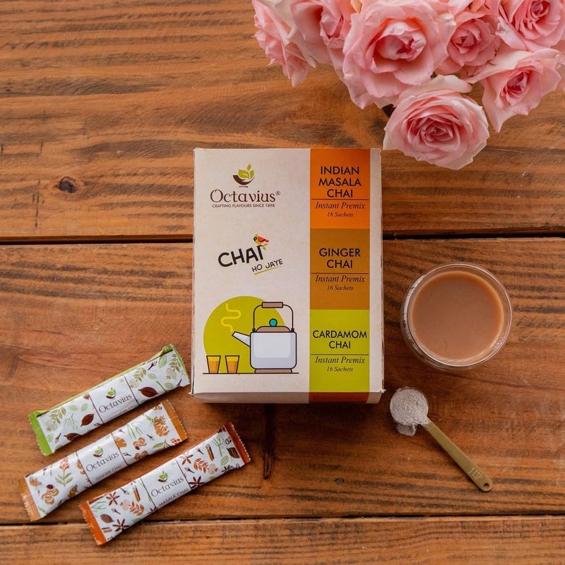 Octavius Assorted Ready Tea 3 in 1 Variant | Perfect for Work, Travel Or Home | Economy Pack - 50 Sachets - Image 4