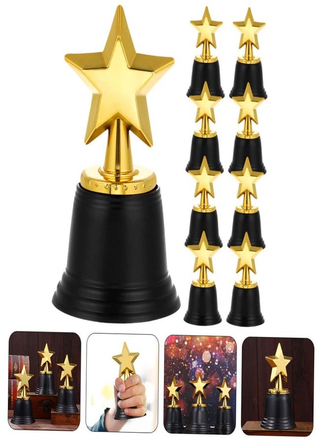 CAXUSD Plastic Star Trophy Mini Award for Kids Sports Competitions and Events Compact Gold Trophy for Recognition and Appreciation - Image 4