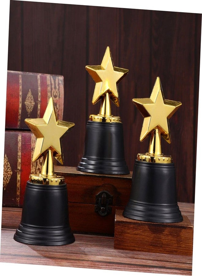 CAXUSD Plastic Star Trophy Mini Award for Kids Sports Competitions and Events Compact Gold Trophy for Recognition and Appreciation - Image 3