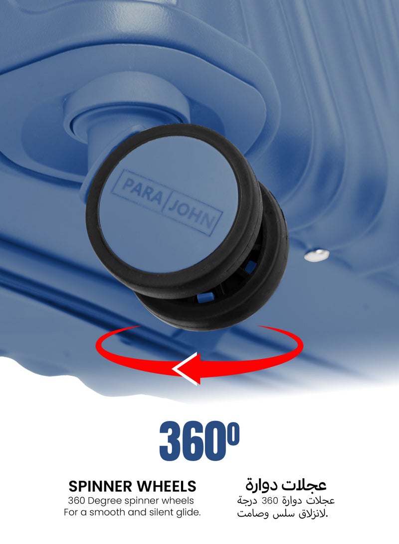 بارا جون طقم حقائب سفر بعجلات من سلسلة دوامة   قطع - أزرق - Image 5