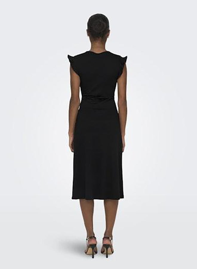 ONLY Onlmay Life S/L Wrap Midi Dress Jrs Noos - Image 5