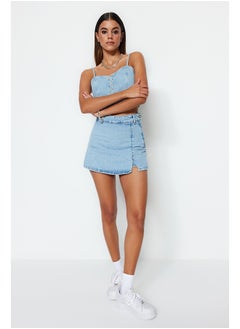 Blue Denim Skirt with Shorts - pzsku/Z3030D86521E05F1938DAZ/45/_/1725539671/b849ec2e-54fd-4fba-8549-c7c3623890d2