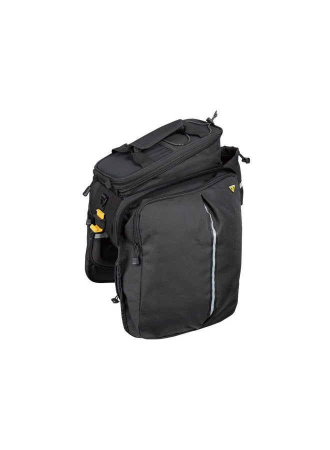 TOPEAK MTX Trunk Bag DXP Bicycle Trunk Bag with Rigid Molded Panels, 36x25x21.5-29cm, 1380ci, Black - Image 2