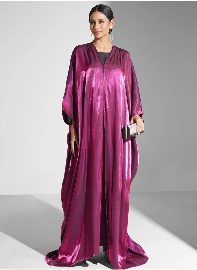 خزانة Shimmer Open Front Abaya