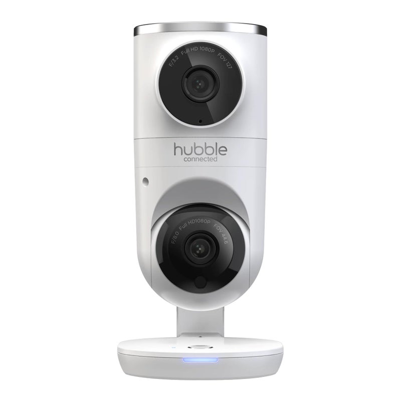 Hubble Connected Dual Vision Smart HD Baby Monitor with 2 Cameras, WiFi Baby Monitor with App and Screen, Remote Pan Tilt Zoom, 2-Way Talk, AI Motion Tracking, Night Vision, Room Temperature Sensor - Image 2
