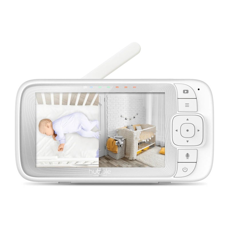Hubble Connected Dual Vision Smart HD Baby Monitor with 2 Cameras, WiFi Baby Monitor with App and Screen, Remote Pan Tilt Zoom, 2-Way Talk, AI Motion Tracking, Night Vision, Room Temperature Sensor - Image 4