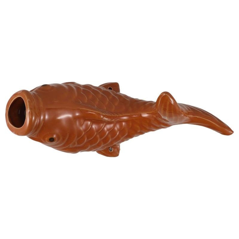 Ceramic Fish Spitter Fountain Sprinkler For Garden Pond Landscape Waterfall Decor - Image 2