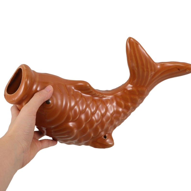 Ceramic Fish Spitter Fountain Sprinkler For Garden Pond Landscape Waterfall Decor - Image 5