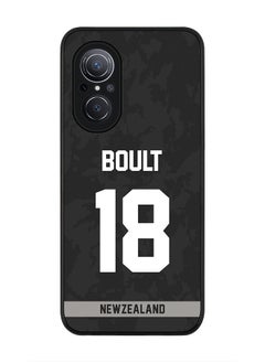 Rugged Black Edge Case for Huawei Nova 9 SE , Slim fit Soft Case Flexible Rubber Edges Thin Cover - Player Name - Trent Boult, Jersey Number- 18