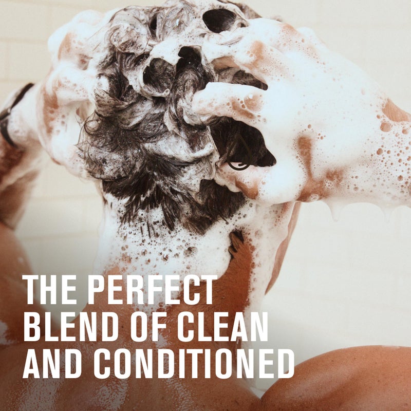 Every Man Jack 2-in-1 Daily Shampoo + Conditioner - Amber + Sandalwood | Nourishing For All Hair Types, Naturally Derived, Cruelty-Free Shampoo and Conditioner Set for Men | 24oz -1 Bottle - Image 2