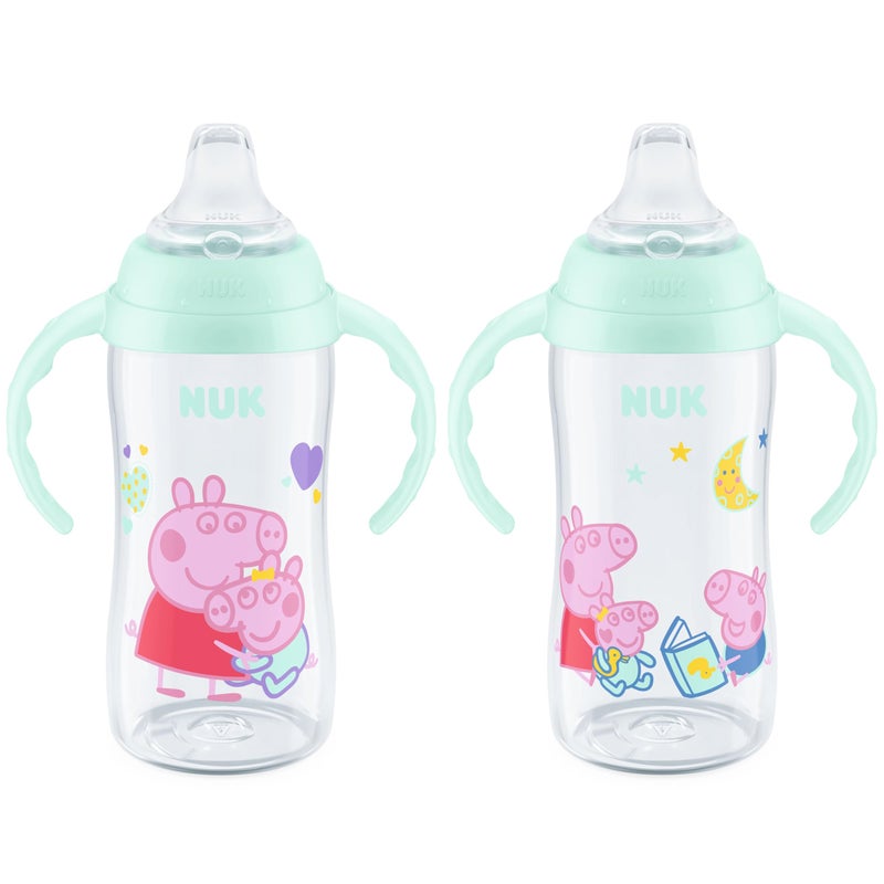 NUK Peppa Pig Learner Cup, 10 oz, 2 Pack - Image 1