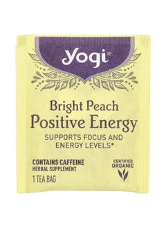 Yogi Tea Yogi Tea, Positive Energy™, Bright Peach , 16 Tea Bags, 1.02 oz (29 g)  - Image 3