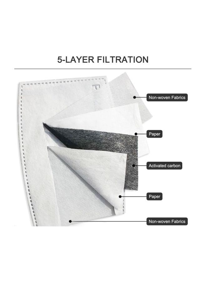 نيبمينينت 10 فلاتر اقنعة للفم للاستخدام مرة واحدة . - Image 3