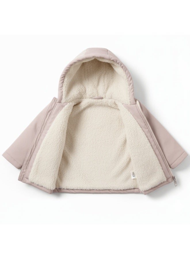 alqarat Kids’ Winter Jacket with Hood and Padded Lining - Image 3