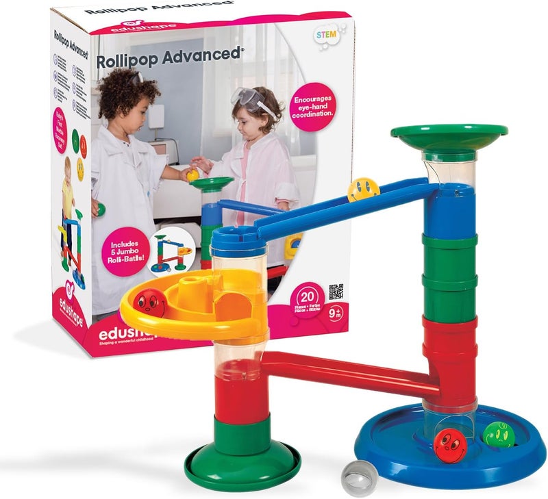 Edushape Rollipop Advanced Ball Drop Set - STEM Educational Toy for Kids - Image 1