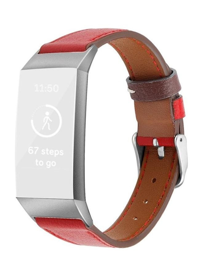 Replacement Band For Fitbit Charge 4/3 Red - Image 1