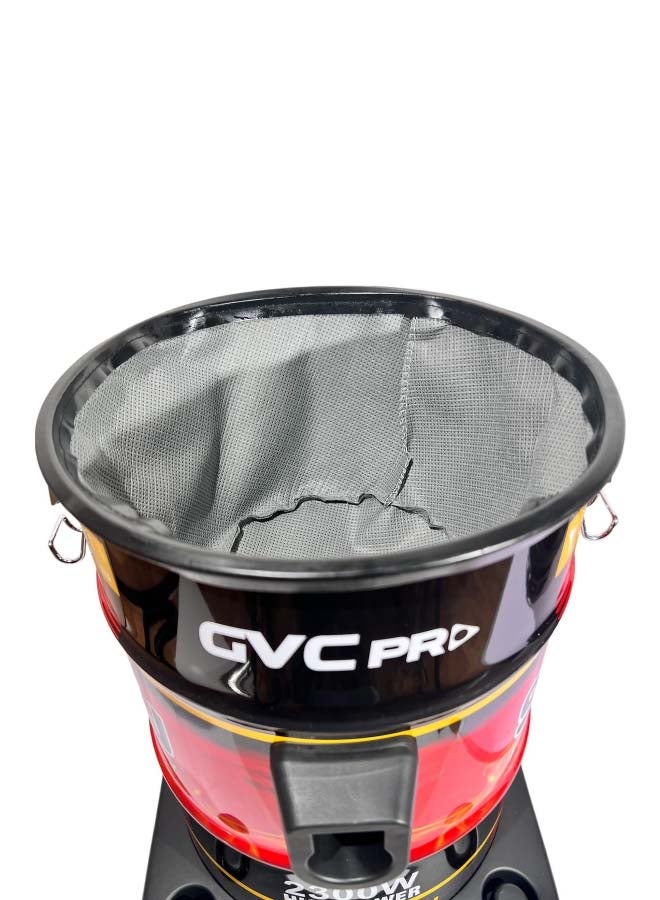 جي في سي برو مكنسة كهربائية مزودة بحاوية تخزين سعة 23 لترا وقدرة 2300 وات 23 L 2300 W GVCV-2300/ GVC-2300 أسود/أحمر - Image 5