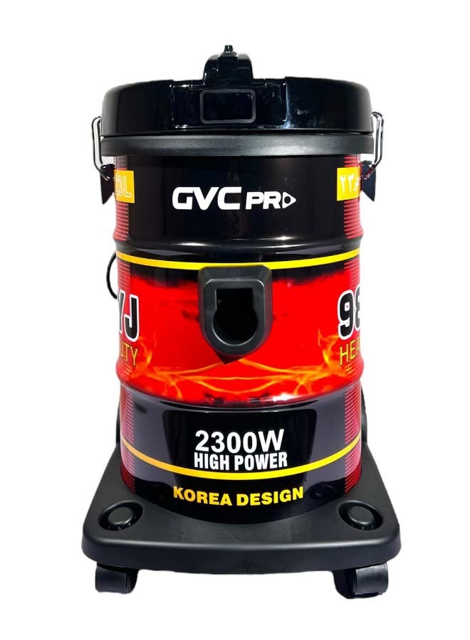 جي في سي برو مكنسة كهربائية مزودة بحاوية تخزين سعة 23 لترا وقدرة 2300 وات 23 L 2300 W GVCV-2300/ GVC-2300 أسود/أحمر - Image 3