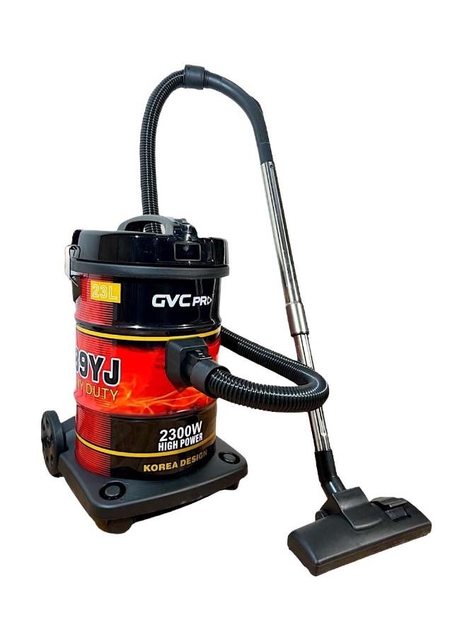 جي في سي برو مكنسة كهربائية مزودة بحاوية تخزين سعة 23 لترا وقدرة 2300 وات 23 L 2300 W GVCV-2300/ GVC-2300 أسود/أحمر - Image 2